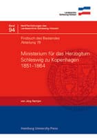 Findbuch des Bestandes Abteilung 79: Ministerium für das Herzogtum Schleswig zu Kopenhagen 1851-1864