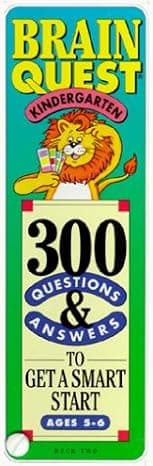 Brain Quest: Kindergarten: 300 Questions and Answers to Get a Smart Start, Ages 5-6 Decks 1&2 cover