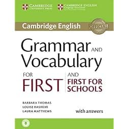 Grammar and Vocabulary for First and First for Schools Book with Answers and Audio 