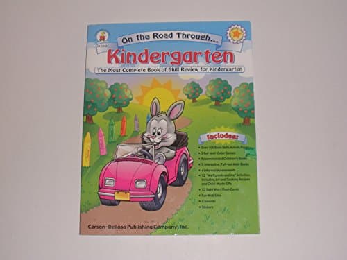 On the Road Through Kindergarten : The Most Complete Book of Skill Review for Kindergarten cover