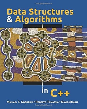Data Structures and Algorithms in C++ cover