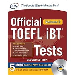  Official TOEFL iBT Tests Volume 2, Second Edition 