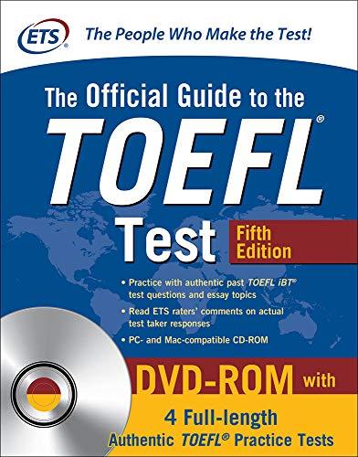  The Official Guide to the TOEFL Test with DVD-ROM, Fifth Edition 