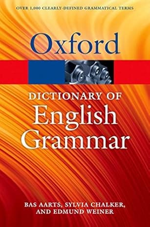 The Oxford Dictionary of English Grammar (Oxford Quick Reference)  cover