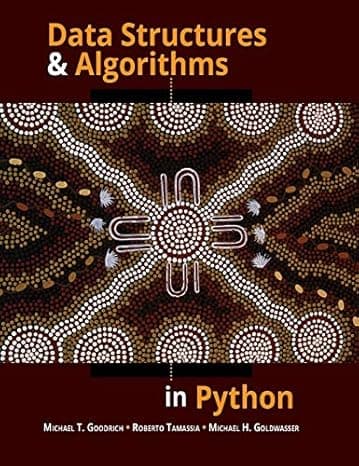 Data Structures and Algorithms in Python cover