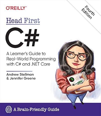 Head First C#: A Learner's Guide to Real-World Programming with C# and .NET Core 4th Edition cover