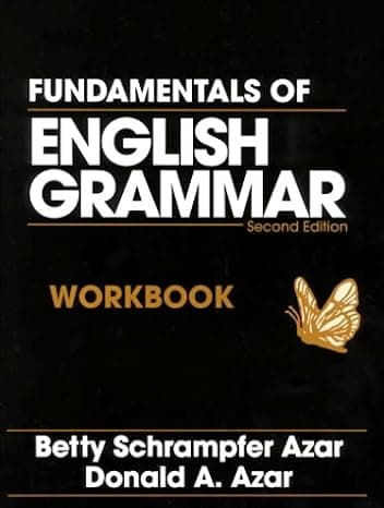 Fundamentals of English Grammar Workbook, Second Edition  cover