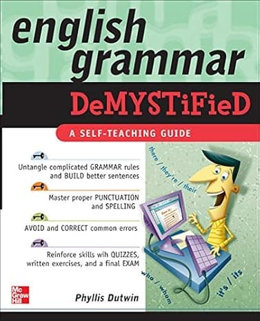 English Grammar Demystified: A Self Teaching Guide  cover