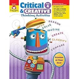  Critical &amp; Creative Thinking Activities, Grade 4 (Critical and Creative Thinking Activities) 
