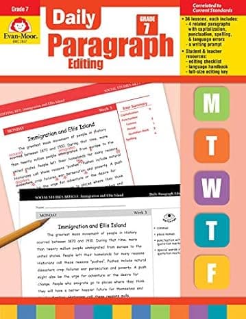 Daily Paragraph Editing, Grade 7 cover