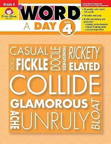 A Word a Day, Grade 4  cover
