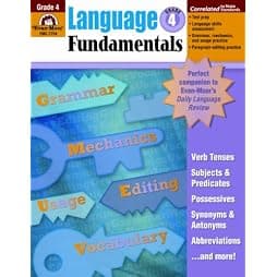 Language Fundamentals (Grammar - Vocabulary), Grade 4