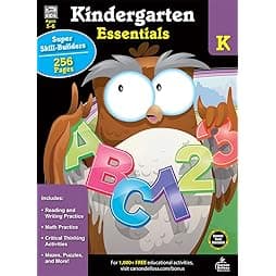 Carson Dellosa — Kindergarten Essentials Workbook for Kindergarten, 256 Pages