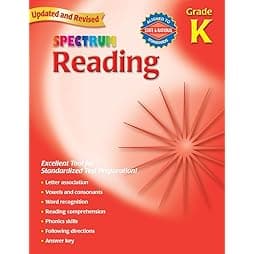 Spectrum Reading, Kindergarten