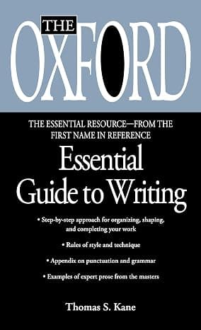 The Oxford Essential Guide to Writing cover