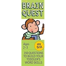 My First Brain Quest Q&A Cards: 350 Questions to Build Your Toddler's Word Skills. Teacher Approved! 