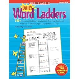 Daily Word Ladders: Grades 1-2: 150+ Reproducible Word Study Lessons That Help Kids Boost Reading, Vocabulary, Spelling and Phonics Skills!