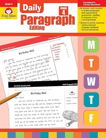 Daily Paragraph Editing, Grade 4 cover