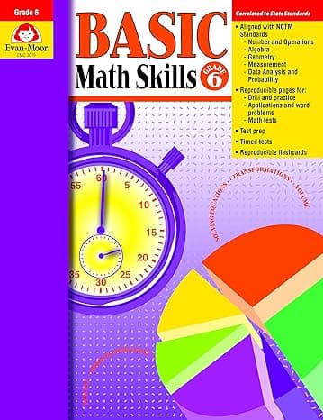 Basic Math Skills, Grade 6 cover
