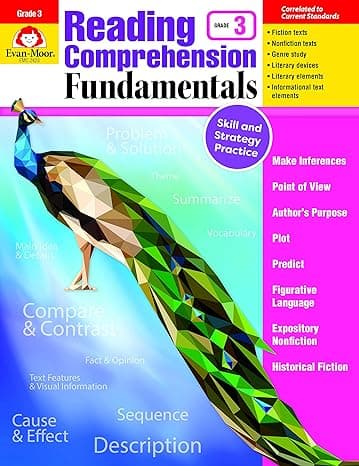 Reading Comprehension Fundamentals, Grade 3 cover