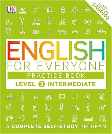 English for Everyone: Level 3 Practice Book - Intermediate English cover