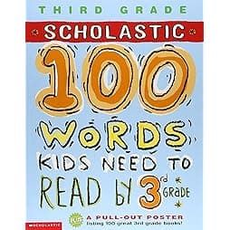 100 Words Kids Need to Read by 3rd Grade