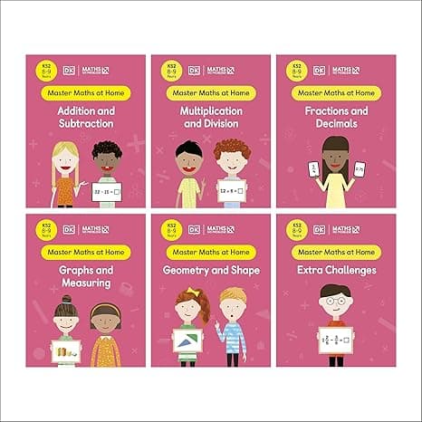 Maths ― No Problem! Collection of 6 Workbooks, Ages 8-9 (Key Stage 2) (Master Maths At Home) cover