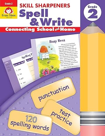 Skill Sharpeners Spell & Write, Grade 2 cover