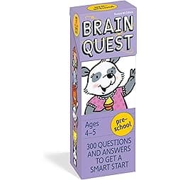 Brain Quest Preschool Q&A Cards: 300 Questions and Answers to Get a Smart Start. Curriculum-based! Teacher-approved! (Brain Quest Decks) Cards