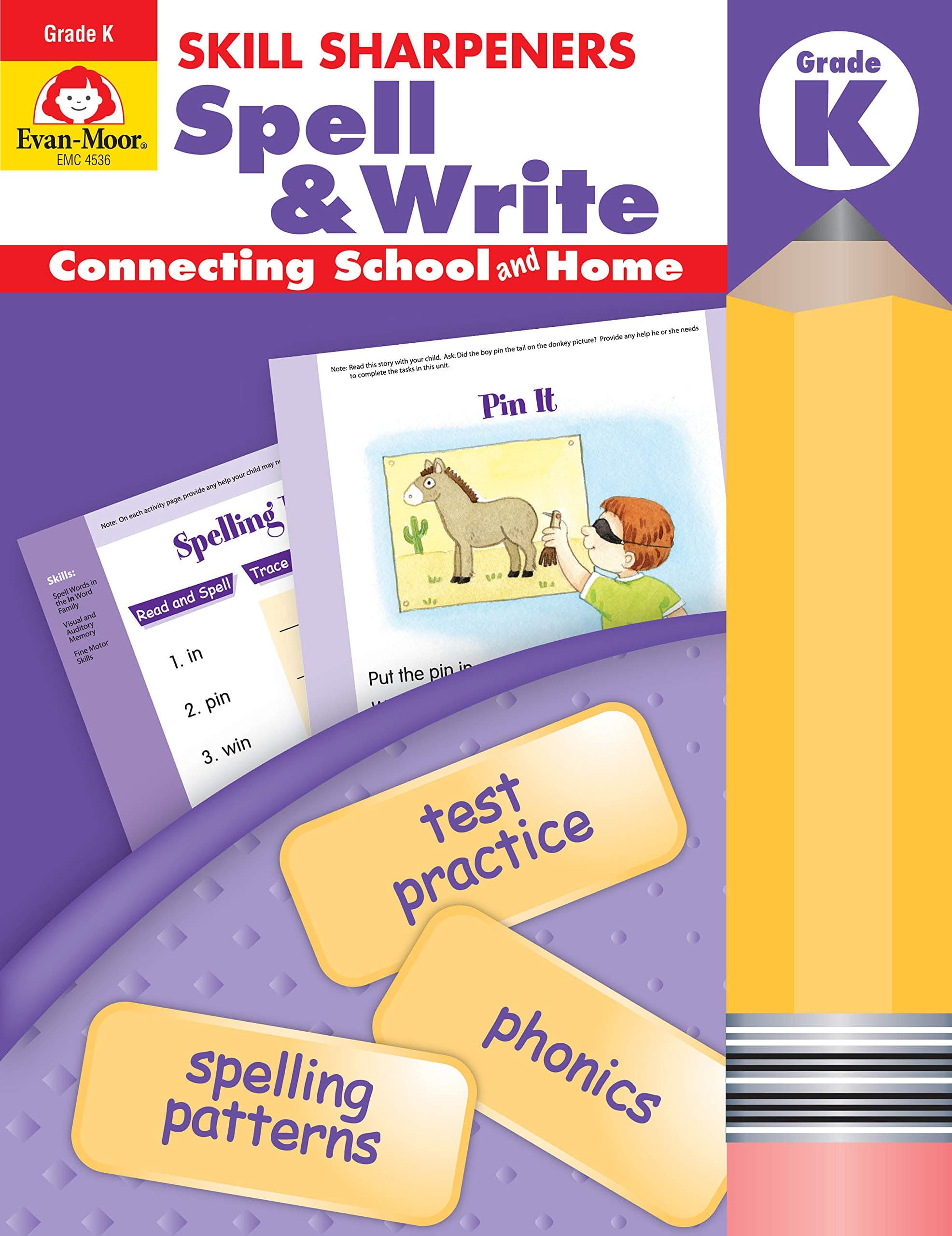 Skill Sharpeners Spell & Write, Kindergarten
