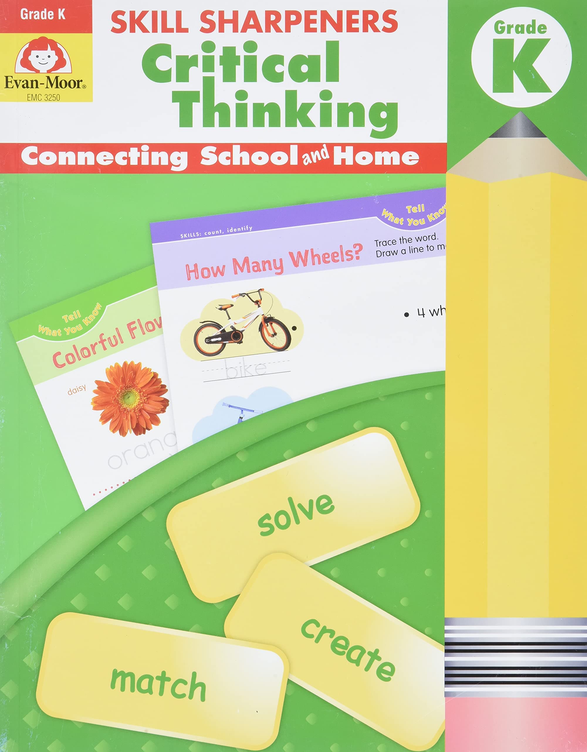 Skill Sharpeners Critical Thinking, Grade K