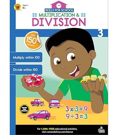 Skills for School Multiplication & Division, Grade 3 cover