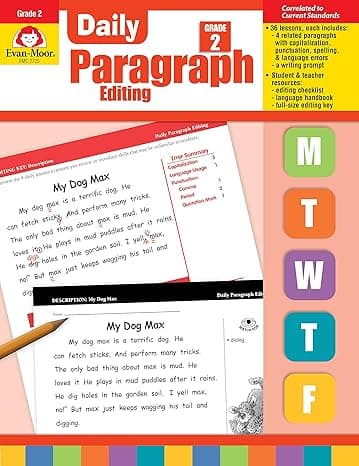 Daily Paragraph Editing, Grade 2 cover