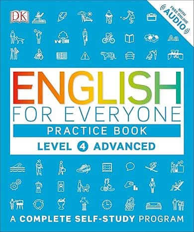 English for Everyone: Level 4 Practice Book - Advanced English cover