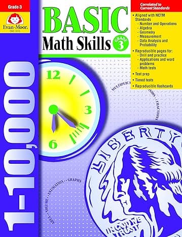 Basic Math Skills, Grade 3 cover