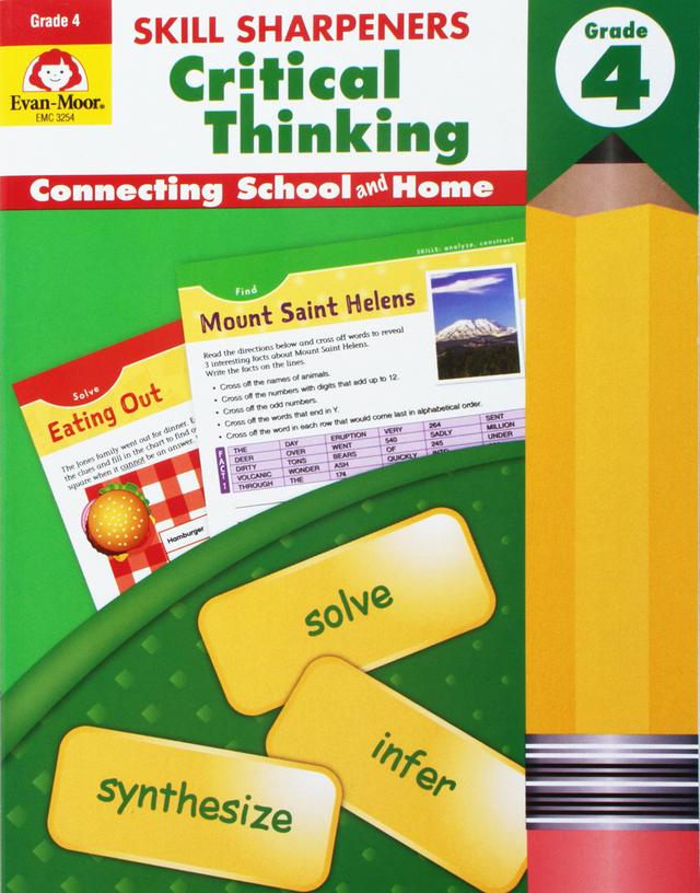 Skill Sharpeners Critical Thinking, Grade 4