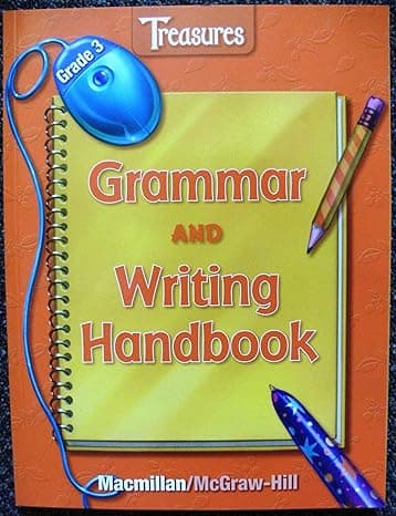 Treasures Grammar and Writing Handbook Grade 3 cover