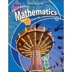 California Mathematics: Concepts, Skills, and Problem Solving, Grade 6