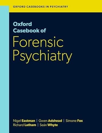 Oxford Casebook of Forensic Psychiatry  cover