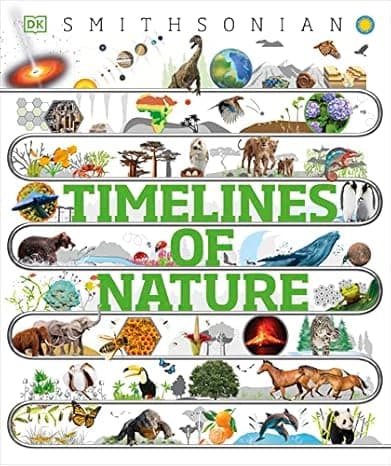 Timelines of Nature: From Mountains and Glaciers to Mayflies and Marsupials (DK Children's Timelines)  cover