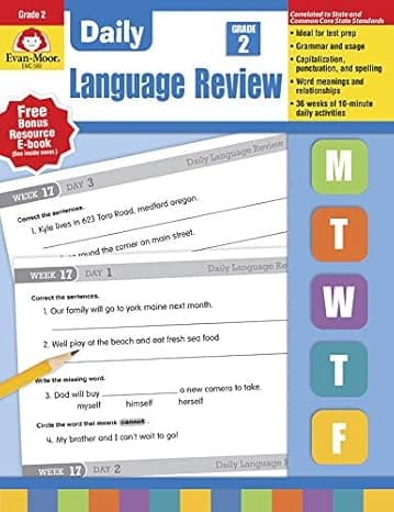 Daily Language Review, Grade 2 cover