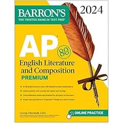 AP English Literature and Composition Premium, 2024: 8 Practice Tests + Comprehensive Review + Online Practice (Barron's AP)