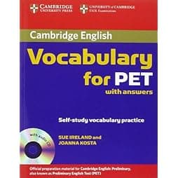 Cambridge Vocabulary for PET Student Book with Answers and Audio CD (Cambridge Vocabulary for Exams)