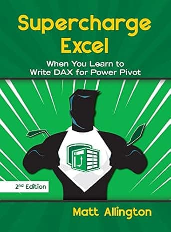 Supercharge Excel: When you learn to Write DAX for Power Pivot  cover