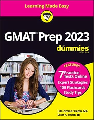 GMAT Prep 2023 For Dummies with Online Practice (For Dummies (Career/Education)) cover