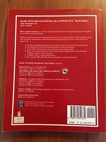 Basic English Grammar, Third Edition (Full Student Book with Audio CD and Answer Key) cover