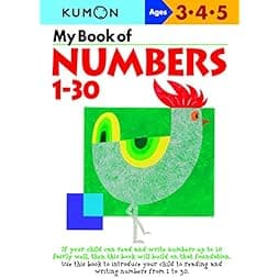 My Book Of Numbers 1-30 (Kumon Workbooks) 