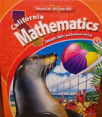 California Mathematics Grade 3 (Concepts, Skills, and Problem Solving) cover