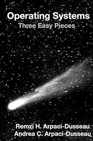 Operating Systems: Three Easy Pieces  cover