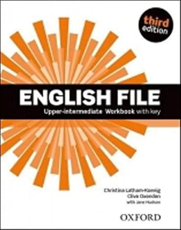 English File 3rd Edition Upper-Intermediate. Workbook with Key  cover